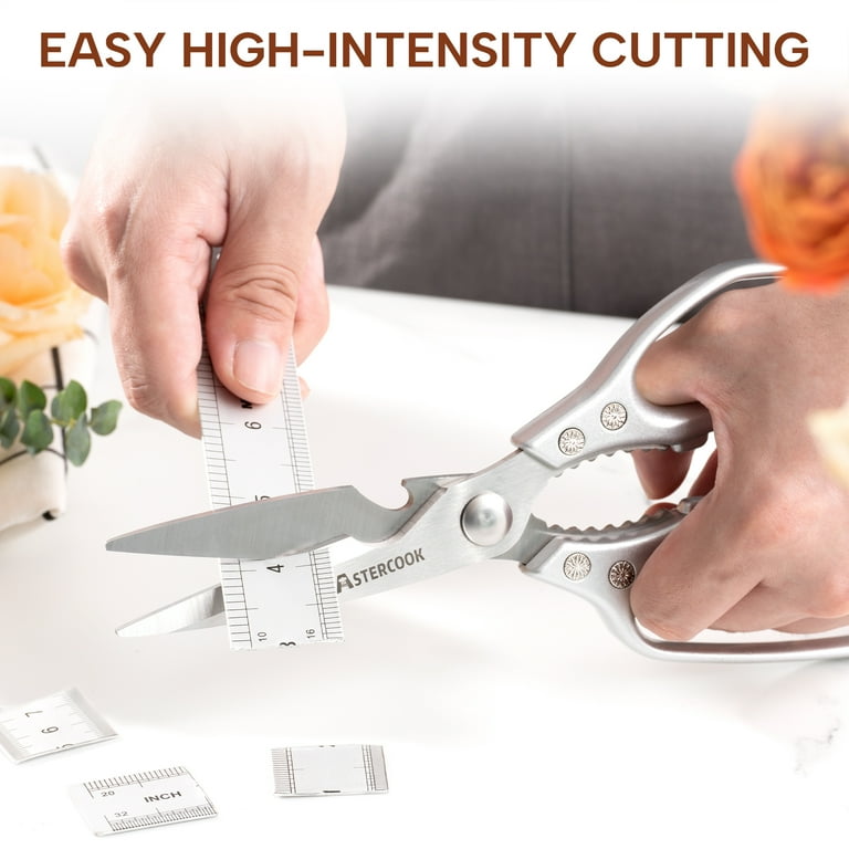Astercook Stainless Steel Kitchen Shears with Ergonomic Handle photo 4