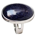 thumbnail image 2 of Vintage Moonstone Gemstone Oval Wedding Band Aniversario Mujer Joyería Sunnimix Anillo ovalado de Cystal, 2 of 5