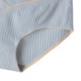thumbnail image 3 of Sngxgn Cotton High Waisted Womens Underwear Soft Stretch Breathable Full Coverage Ladies Panties(Blue,XXL), 3 of 4