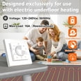 thumbnail image 3 of HEATIT Thermostat for Floor Heating, Manual Non-Programmable Electric Floor Heating Thermostat, Wide Voltage 100V-240V, 3 of 8