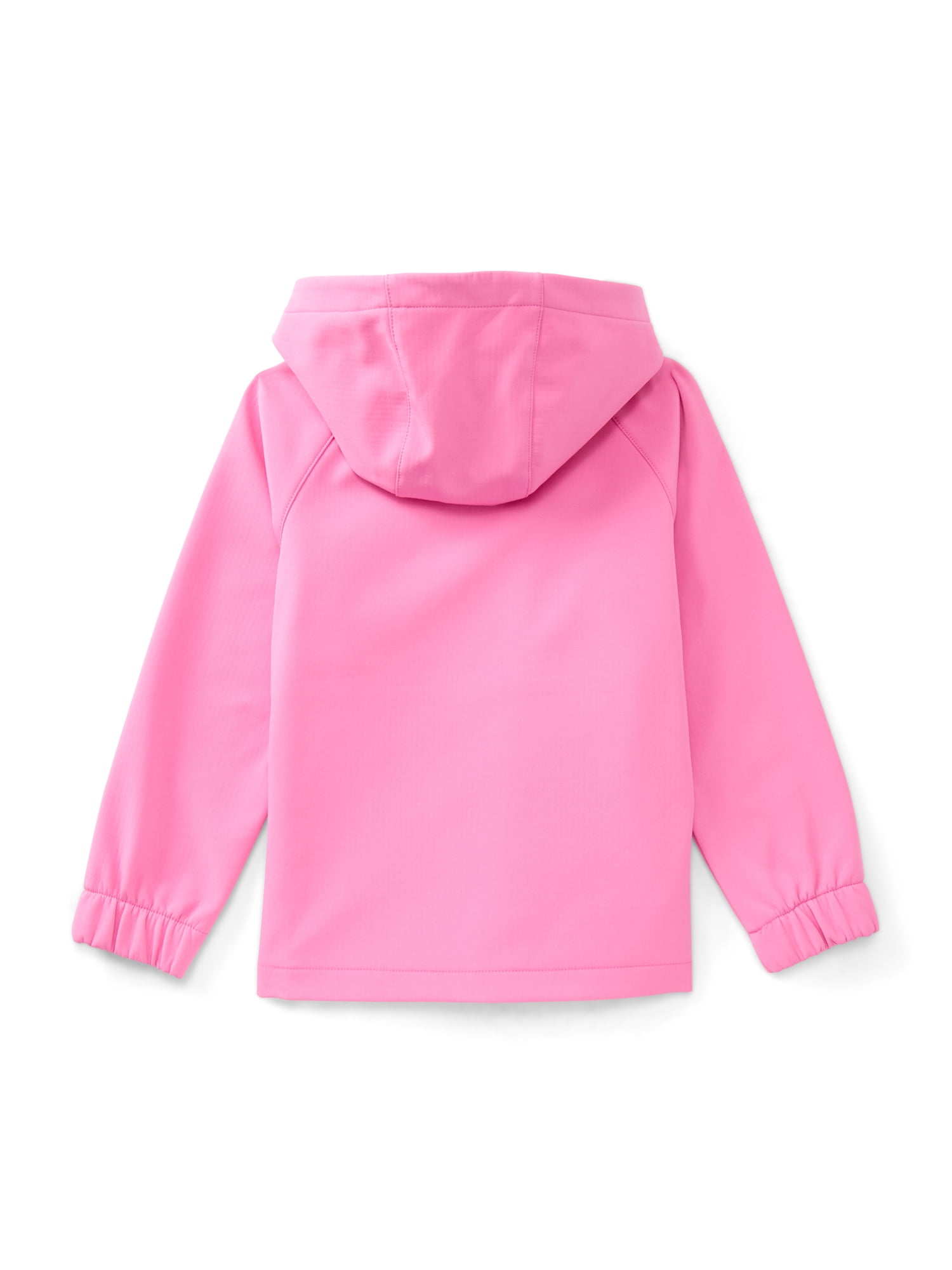 Ozark Trail Girls Zip Up Softshell Jacket with Hood, Sizes 4-18
