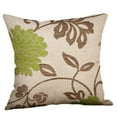thumbnail image 1 of Green Lime Natural Cream Cotton Linen Pillow Case Sofa Cushion Cover Home Decor, 1 of 1