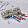 thumbnail image 5 of Xecao Palm Trees and Tropical Print Leather Pencil Case -Stationery Bag Pen Holder for Work & Office, 5 of 5