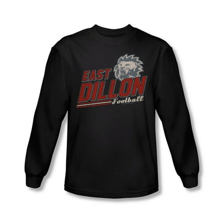 Friday Night Lights - Mens Athletic Lions Long Sleeve Shirt In Black