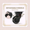 thumbnail image 5 of Byootique Cosmetology Case on Wheels 4in1 Professional Makeup Art Deco Tyrian, 5 of 9