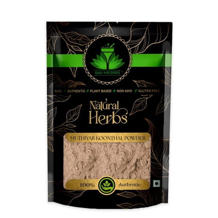 Sai Herbs Muthiyar Koonthal Powder - Dried Sunk Vine Powder - Pure & Natural (100 Grams)