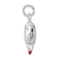 thumbnail image 2 of White Sterling Silver Charm Pendant 19 mm 10 Lamp Of Knowledge, 2 of 3