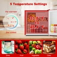 thumbnail image 3 of BANGSON 1.6 Cu.Ft Compact Refrigerator with Freezer, Energy Saving & Low Noise Mini Fridge for Office, Dorm, Bedroom - Adjustable Temp, Reversible Door,Red, 3 of 7