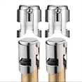 thumbnail image 1 of 4 Tapones para Champán de Acero Inoxidable, con Silicona Antifugas., 1 of 5