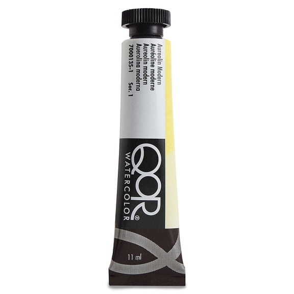 QoR Watercolor, 11ml Tube, Aureolin Modern