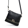 thumbnail image 5 of Women ‘S New Wild Front Zipper Punching Crossbody Messenger Shoulder Bag, 5 of 5