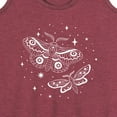 thumbnail image 3 of Instant Message - Celestial Moths - Women's Racerback Tank Top, 3 of 6