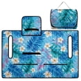 thumbnail image 5 of Pzuqiu Golf Cart Seat Covers Non-Slip Material, Compatible with Golf Carts Outdoor, for Club Car EZGO Yamaha, Tropical Leaves White Flowers, 5 of 9