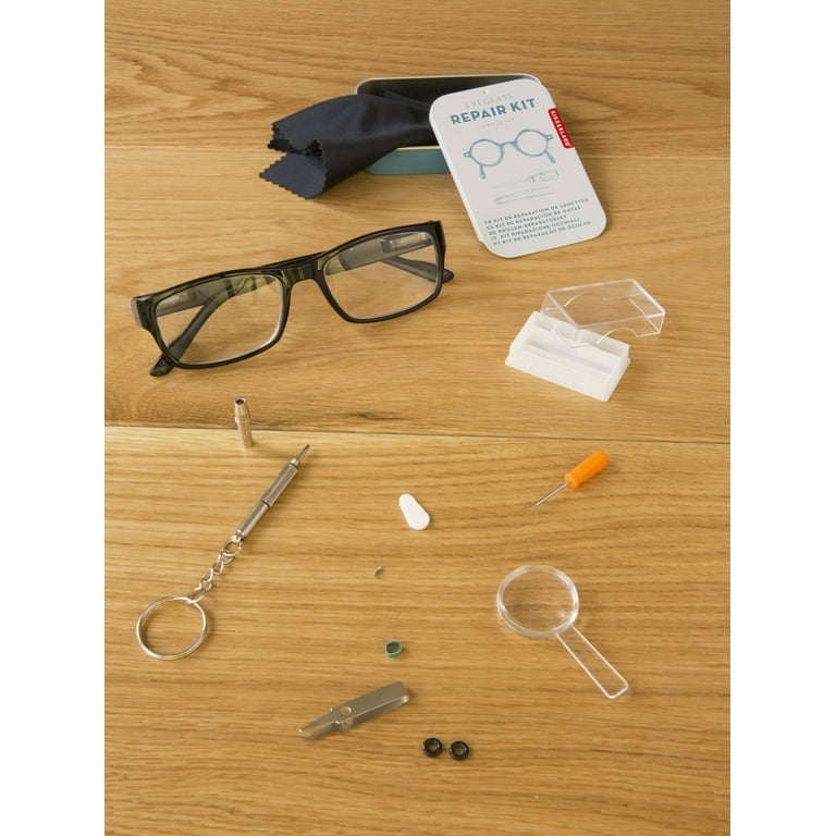 Kikkerland CD133 Eyeglass Repair Kit with 1-Magnifying Glass