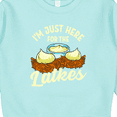 thumbnail image 3 of Inktastic Hanukkah Funny Here for Latkes Toddler Sweatshirt, 3 of 4