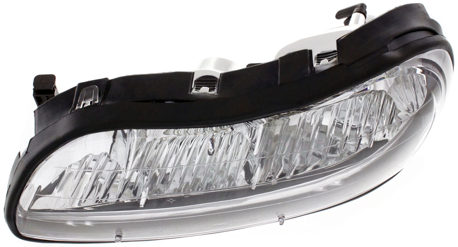Headlight Compatible With 1997-2003 Chevrolet Malibu 1997-1999 Oldsmobile Cutlass Left Driver Halogen With bulb(s)