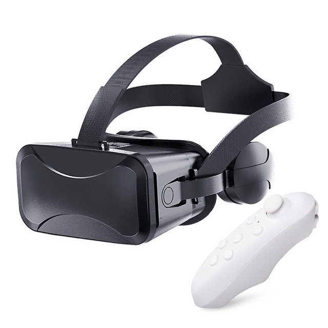 Auriculares Vr compatibles con gafas universales de realidad virtual: reproduzca sus mejores juegos móviles, películas 360 con nuevas gafas Vr 3D suaves y cómodas, Bl