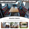 thumbnail image 3 of Yuyamidu Colorful Dog Paw RV Dinette Cushion Slipcover Washable RV Couch Covers for Sofa Soft RV Cushions Replacement for Travel Trailer Couch 2 Pcs Camper Couch Cushion Covers, 3 of 7