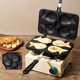thumbnail image 2 of 1pc, Taiyaki Maker (9.44''x5.7''), Double Sided Non-Stick Fish-Shaped Cake Pan, Bread Maker, 4 Cups Pan Cake Maker, Baking Tools, Kitchen Gadgets, Kitchen Accessories, Home Kitchen Items, 2 of 4
