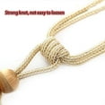 thumbnail image 3 of 4pcs Curtain Tiebacks,Handmade,Decorative Woven Rope,Elegant Rope Ties,Tassel Curtain Tiebacks,Brackets for Curtains, 3 of 5