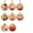 #A02-16 pcs, variant on 16 Pcs Vintage Christmas Ornaments Retro Style 3.15 Inch Balls Retro Santa Snowman Gingerbread House Prints, Shatterproof Balls with Gold Hangers, For Tree Fireplace Decor, Holiday Party Theme