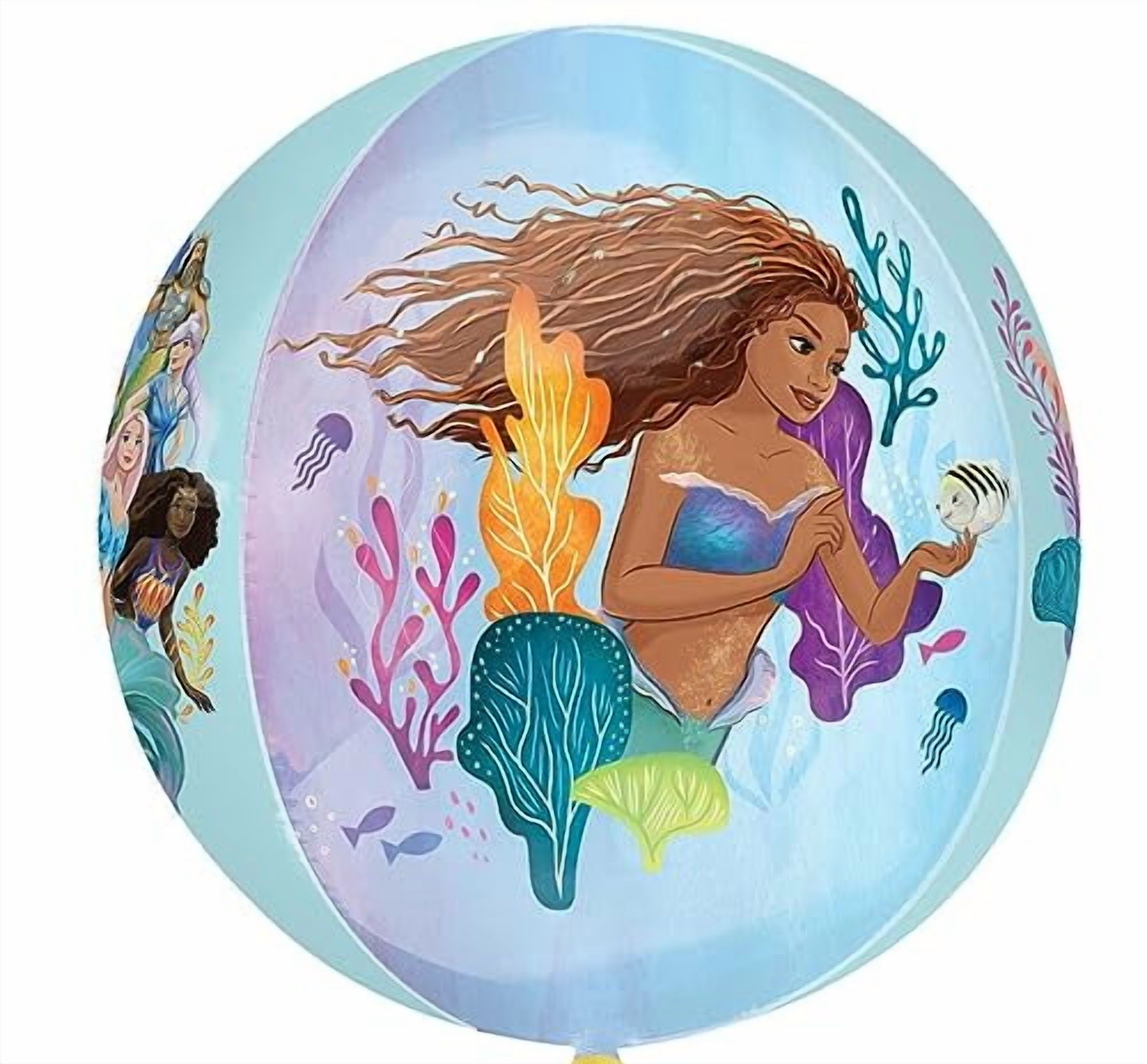 Little Mermaid Birthday Party Supplies Princess Ariel Live Action Balloon Bouquet Decorations