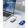 thumbnail image 4 of ABLEWE HUB USB C, 8 en 1 Adaptador USB C a hdmi 4K,USB 3.0 3 Puertos,Lector Tarjetas SD/TF,Puerto Gi, 4 of 6