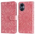 thumbnail image 4 of Funda tipo cartera GANGXUN para OPPO A96 5G , diseño girasol, cuero PU, soporte, cierre magnético, tarjetero, 4 of 5