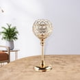 thumbnail image 4 of porta vela Candelabro de estilo nórdico, candelabro de adorno, decoración de mesa, candelabro de para , mesa de boda, mesa de comedor, , Oro, 12CMx12CMx31CM Fanmusic porta vela, 4 of 7