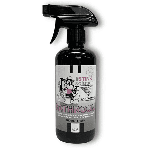 The Stink Solution Bathroom Smell Odor Eliminator Spray Shower Fresh, 16 oz