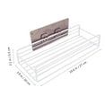 thumbnail image 2 of WEUVEB 1Set Storage Rack Wall Mounted Shelving Unit for Housekeepers 10.6x4.3x2in, 2 of 6