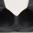 thumbnail image 6 of Arlun,Front Button Closure Bras for Older Women Senior Wireless Front Snap Lightly Bras 2025 Full Coverage Thin Cups Breathable Push up Bras No Underwire Tank Top Style Bra Black 40, 6 of 7