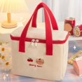 thumbnail image 4 of Lunch Storage Bag Large Capacity Zipper Closure Cartoon Pattern Wear Resistant Easy to Carry Fresh-keeping Hand-carried Thermal Insulation Lunch Tote Bag Home Supplies, 4 of 8