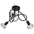 thumbnail image 4 of Lámpara colgante de 3 luces con base de hierro hueco para dormitorio, comedor y sala de estar, compatible con bombilla E14 de 85-265 V., 4 of 14