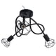 thumbnail image 3 of Lámpara De Techo, Lámpara De Araña De Hierro Hueco, Soporte Para Lámpara Colgante De 3 Cabezales, Fácil De Instalar Para Dormitorio, Oficina, Comedor, 3 of 7