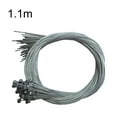 thumbnail image 4 of kurtrusly Pack of 10 Bike Shift Line Stainless Steel Brake Speed Inner Wire Core Fixed Mountain Cable Bicycle Galvanization Folding Type 1, 4 of 6
