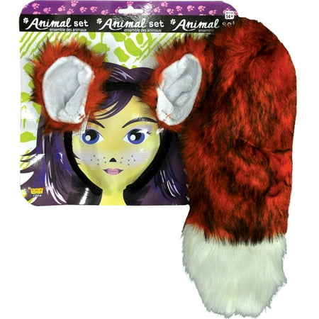 Morris Costumes Accessories & Makeup Animals Fox Ears And Tail Set, Style FM68604