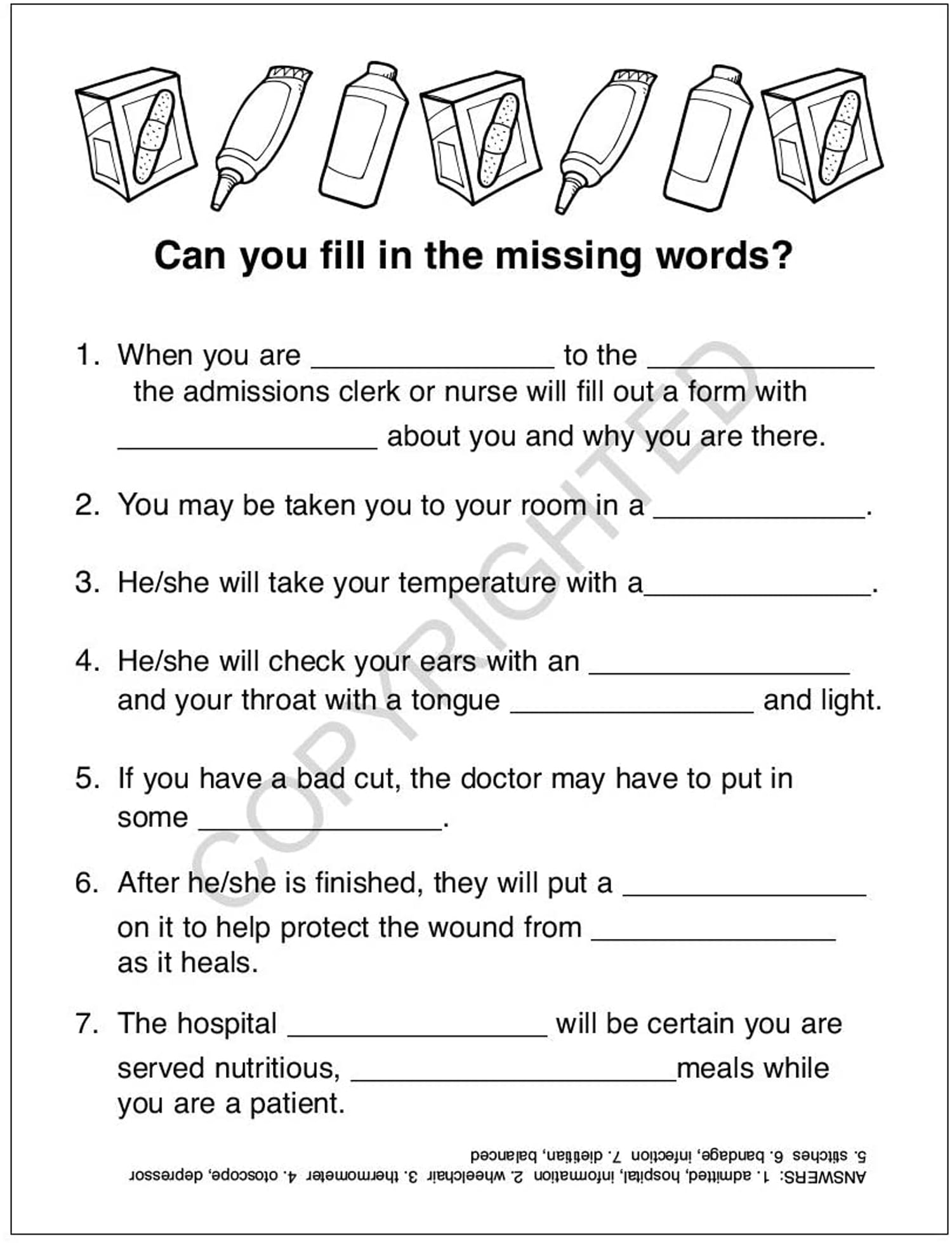 25 Pack - Your Hospital Cares About You Kid's Coloring & Activity Books