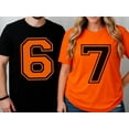 thumbnail image 2 of 6 and 7 Matching Halloween Shirts, Funny Couples Costume T-Shirts, Trendy Number Graphic Tees, Fall Party Outfit, 2 of 5