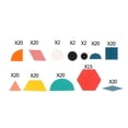 thumbnail image 4 of Multi Shape Blocks Improve Skills Bright Colors Wood Pattern Puzzle Early Learning Brain Traning 180 Sheets For Boys Girls For Home ANGGREK Otros, 4 of 7