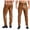 Brown, variant on Men's Wetlook PVC Leather Tight Pants Leggings Zipper Front Long Pencil Trousers Clubwear Black 3XL
