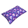 thumbnail image 2 of Fotbe colorful mushroom Skull rainbow Pillow Cases - Envelope Closure - Luxury, Extra Soft, Cooling Pillow Covers - Wrinkle, Fade, Stain Resistant-20"x30", 2 of 8