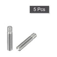 thumbnail image 3 of Uxcell 5 pack M2 x 10mm Slotted Cylindrical Pin 304 Stainless Steel Dowel Locating Pin, 3 of 6