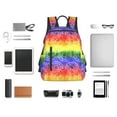 thumbnail image 4 of Fotbe Colorful Tie Dye Mochila Ligera para Hombres y Mujeres - Duradera y Resistente al Agua, Ideal para Escuela, Trabajo, Viajes y Uso Diario, 4 of 7