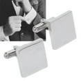 thumbnail image 4 of Gemelos Para Hombres, Gemelos En Blanco Proceso De Galvanoplastia De Acero Inoxidable 316L Pulido Alto Para Bodas Para Cumpleaños Para Fiestas ANGGREK Otros, 4 of 8