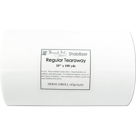 Medium Rolo - Threadart Tearaway Machine Embroidery Stabilizer | 1.6 oz Medium Weight | 10