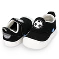 thumbnail image 2 of JAN & JUL Boys' Hook and Loop Toddler Shoes with Flexible Soles for Summer (Soccer, Size 8 Toddler), 2 of 8