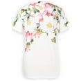 thumbnail image 4 of Enwejyy Women's Floral Print Casual Round Neck Short Sleeve T-Shirt Tops, 4 of 4