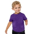 thumbnail image 3 of Couver Toddler Baby Unisex Cotton Jersey Short Sleeve T Shirt Activewear 2 Pack Purple 3T, 3 of 9