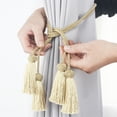 thumbnail image 1 of Home Textile Curtain Clearance 4Pack Curtain Binding Creative Simple Curtain Hanger Buckle No Holes No Installation Curtain Buckle, Home Textile Curtain, 1 of 4